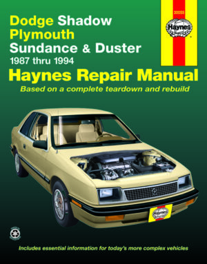 Dodge Shadow, Plymouth Sundance & Duster (1987-1994)