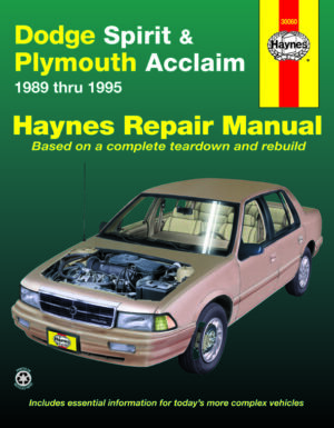 Dodge Spirit & Plymouth Acclaim (1989-1995)