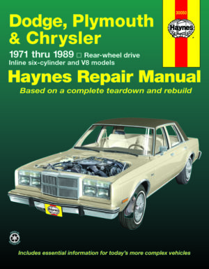 Dodge/Plymouth & Chrysler Full-Size RWD (1971-1989)
